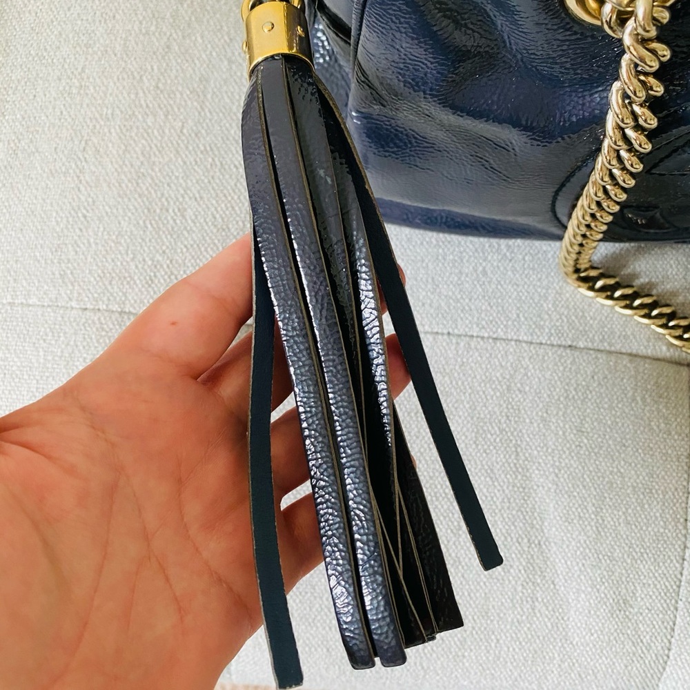 Gucci Soho Disco Double Chain Shoulder Bag - Picture 11 of 16